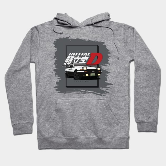 Toyota AE86 Hoodie by Neron Art